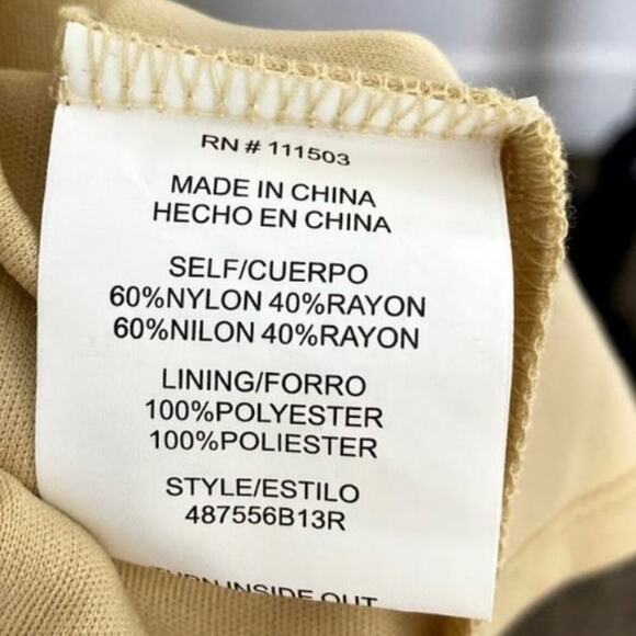 AUW ~ Cream Lace Off-the-Shoulder Dress - Size 10 - Picture 5 of 6